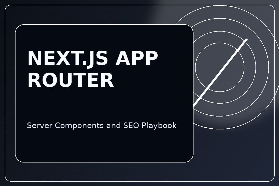 Next.js App Router: A Complete Guide to Server Components and SEO